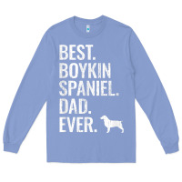 Colony Blue mens best boykin spaniel dad ever   cool dog owner gift Long Sleeve Tee - linhVisuals