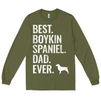 Mens Best Boykin Spaniel Dad Ever   Cool Dog Owner Gift Long Sleeve Tee | Teevron