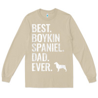 Mushroom mens best boykin spaniel dad ever   cool dog owner gift Long Sleeve Tee - linhVisuals