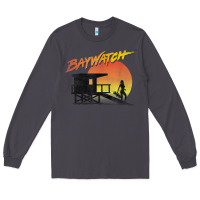Smoke baywatch lifeguard sunset t shirt Long Sleeve Tee - linhVisuals