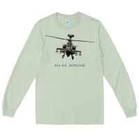 Matcha ah 64 apache longbow helicopter t shirt t shirt Long Sleeve Tee - linhVisuals