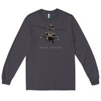 Smoke ah 64 apache longbow helicopter t shirt t shirt Long Sleeve Tee - linhVisuals