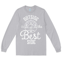 Moon Dust outside is the best side for outdoor campers and hikers t shirt Long Sleeve Tee - linhVisuals