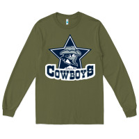 Army Green the cowboys football Long Sleeve Tee - linhVisuals