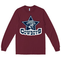 Burgundy the cowboys football Long Sleeve Tee - linhVisuals