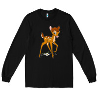 Black bambi Long Sleeve Tee - linhVisuals