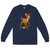 Navy bambi Long Sleeve Tee - linhVisuals