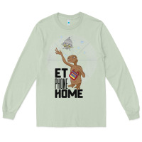 Matcha e.t. phone home spaceship flying away premium t shirt Long Sleeve Tee - linhVisuals