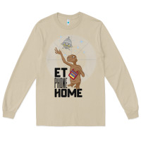 Mushroom e.t. phone home spaceship flying away premium t shirt Long Sleeve Tee - linhVisuals