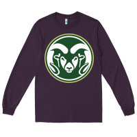 Plum The colorado state rams Long Sleeve Tee - linhVisuals