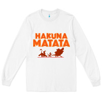 White lion king hakuna matata Long Sleeve Tee - linhVisuals