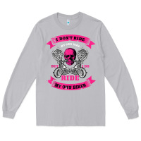 Moon Dust biker gear motorcycle gifts biker chick i ride my biker tank top Long Sleeve Tee - linhVisuals