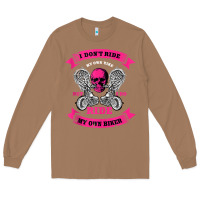 Toasted Coconut biker gear motorcycle gifts biker chick i ride my biker tank top Long Sleeve Tee - linhVisuals
