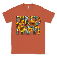 Copper Inked Mama Flowers Classic Tee - CowCowDesign