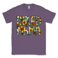 Lavender Inked Mama Flowers Classic Tee - CowCowDesign