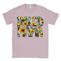 Lilac Inked Mama Flowers Classic Tee - CowCowDesign