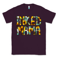 Plum Inked Mama Flowers Classic Tee - CowCowDesign