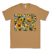 Toasted Coconut Inked Mama Flowers Classic Tee - CowCowDesign