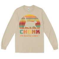 Mushroom chonk cat scale meme retro oh lawd he comin' memes t shirt Long Sleeve Tee - linhVisuals
