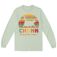 Matcha chonk cat scale meme retro oh lawd he comin' memes t shirt Long Sleeve Tee - linhVisuals