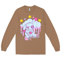 Toasted Coconut bunny pastel goth voodoo doll t shirt Long Sleeve Tee - linhVisuals