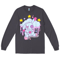 Smoke bunny pastel goth voodoo doll t shirt Long Sleeve Tee - linhVisuals