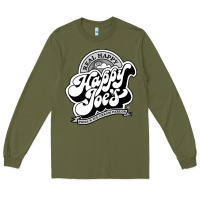 Army Green happy joes pizza Long Sleeve Tee - linhVisuals