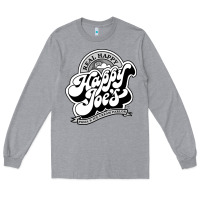 Heather Grey happy joes pizza Long Sleeve Tee - linhVisuals