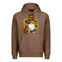 Chestnut western bee gnomes beehive honey sunflowers gemstone Premium Hoodie - Artiststas