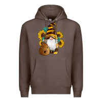 Coffee western bee gnomes beehive honey sunflowers gemstone Premium Hoodie - Artiststas