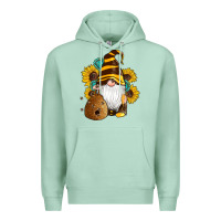 Seafoam western bee gnomes beehive honey sunflowers gemstone Premium Hoodie - Artiststas