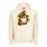 Tofu western bee gnomes beehive honey sunflowers gemstone Premium Hoodie - Artiststas
