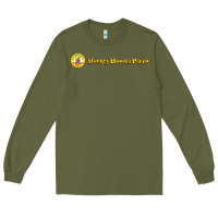 Army Green howies pizza Long Sleeve Tee - linhVisuals