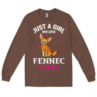 Chestnut fennec fox just a girl who loves fennec foxes t shirt Long Sleeve Tee - linhVisuals
