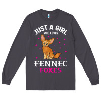Smoke fennec fox just a girl who loves fennec foxes t shirt Long Sleeve Tee - linhVisuals