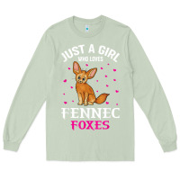 Matcha fennec fox just a girl who loves fennec foxes t shirt Long Sleeve Tee - linhVisuals