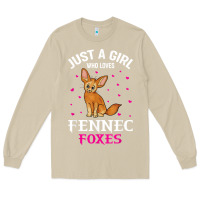 Mushroom fennec fox just a girl who loves fennec foxes t shirt Long Sleeve Tee - linhVisuals
