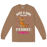 Toasted Coconut fennec fox just a girl who loves fennec foxes t shirt Long Sleeve Tee - linhVisuals
