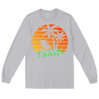 Moon Dust outdoor t  shirt tahiti retro vintage sunset t  shirt Long Sleeve Tee - linhVisuals