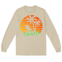 Mushroom outdoor t  shirt tahiti retro vintage sunset t  shirt Long Sleeve Tee - linhVisuals