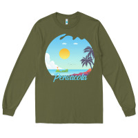 Army Green pensacola t  shirt no place like pensacola t  shirt Long Sleeve Tee - linhVisuals