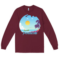 Burgundy pensacola t  shirt no place like pensacola t  shirt Long Sleeve Tee - linhVisuals