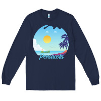 Navy pensacola t  shirt no place like pensacola t  shirt Long Sleeve Tee - linhVisuals