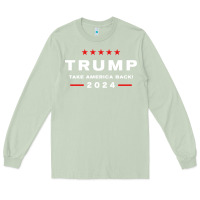 Matcha donald trump 2024 take america back election   the return sweatshirt Long Sleeve Tee - linhVisuals