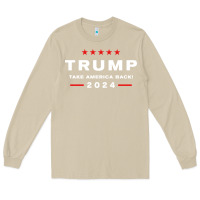 Mushroom donald trump 2024 take america back election   the return sweatshirt Long Sleeve Tee - linhVisuals