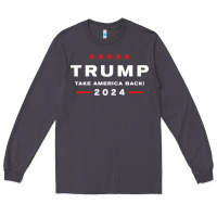 Smoke donald trump 2024 take america back election   the return sweatshirt Long Sleeve Tee - linhVisuals
