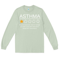 Matcha funny asthma awareness one star rating inhaler wheezy breath t shirt Long Sleeve Tee - linhVisuals