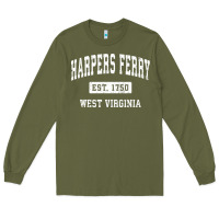Harpers Ferry West Virginia Wv Vintage Established Sports Pullover Hoo Long Sleeve Tee | Teevron