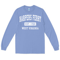 Colony Blue harpers ferry west virginia wv vintage established sports pullover hoo Long Sleeve Tee - linhVisuals