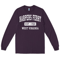 Plum harpers ferry west virginia wv vintage established sports pullover hoo Long Sleeve Tee - linhVisuals